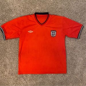 UMBRO - England 2000s Soccer/Football Jersey Home Kit